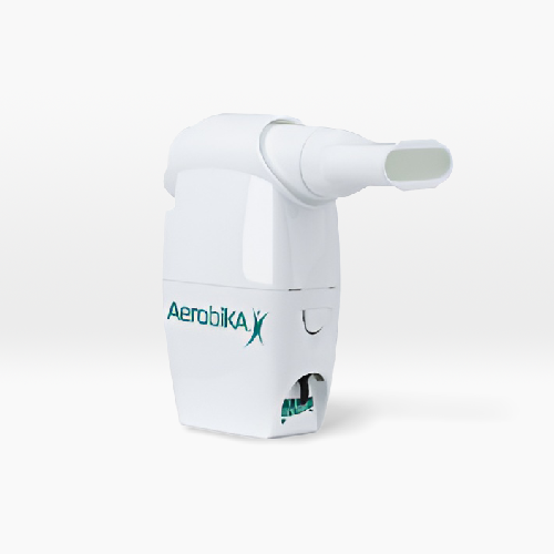 Dispositivo de presión espiratoria positiva oscilante (OPEP) Aerobika*
